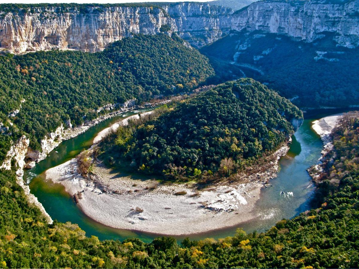 Gite Le Chamaju Labeaume Dış mekan fotoğraf